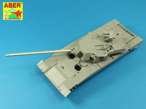 Aber 35L-187 Armament for Russian Main Battle Tank T-14 ARMATA barrel for 125 mm 2A82-1M cannon &amp;amp; barrel for 12.7 mm 1/35 – image 11