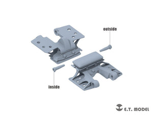 ET Model P35-062 WWII German Sd.Kfz.9 18t FAMO Sagged front wheels and Workable Track 1/35 – image 3