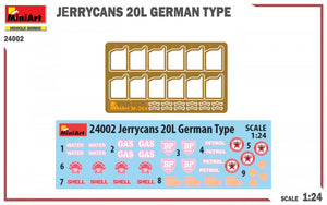 MiniArt 24002 JERRYCANS 20L GERMAN TYPE 1/24 – zdjęcie 2