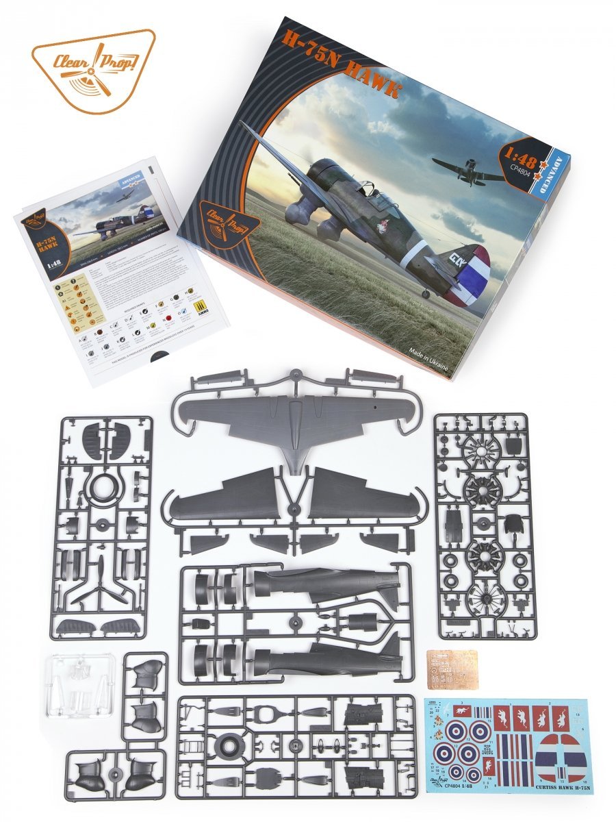 Clear Prop! CP4804 H-75N Hawk ADVANCED KIT 1/48 – obrázek 4
