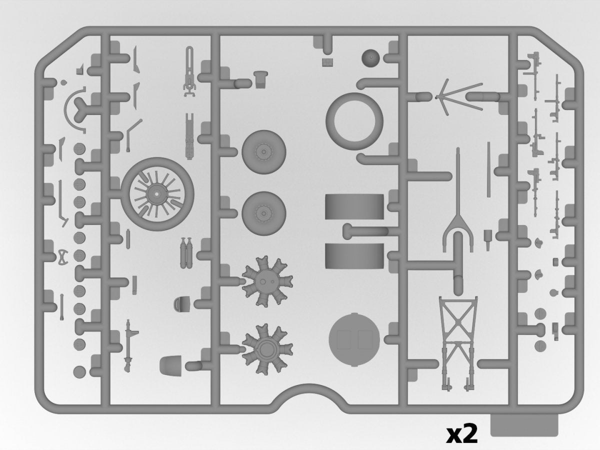 ICM 72206 Ki-21-Ia Bombardier lourd de la RTAF (Thaïlande) au 1/72 – image 6