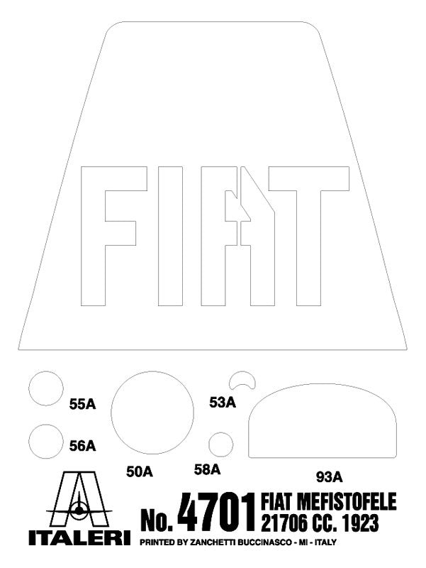 Italeri 4701 FIAT MEFISTOFELE 21706 cc (1/12) – Bild 22