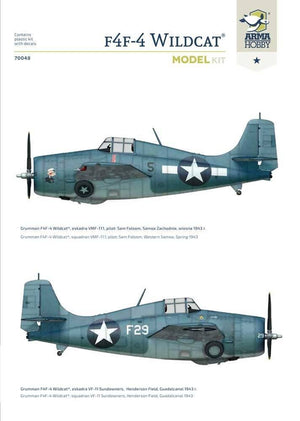 Arma Hobby 70048 F4F-4 Wildcat® Model Kit 1/72 – obrázek 5