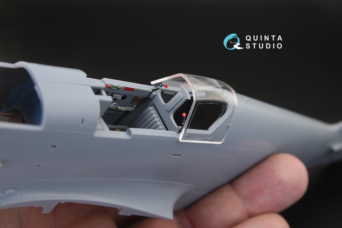 Quinta Studio QD32066 Ki-61-I 3D-Printed &amp;amp; colored Interior on decal paper (for Hasegawa kit) 1/32 – image 5