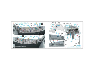 Quinta Studio QDS-48474 A-10C 3D-Printed colored Interior on decal paper (GWH) (Small version) 1/48 – obrázek 2