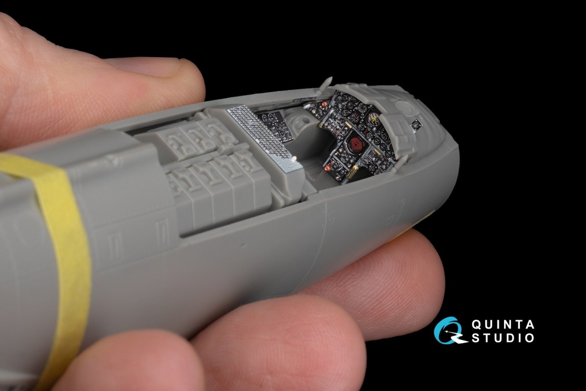 Quinta Studio QD48225 CF-104 Early 3D-Printed &amp;amp; colored Interior on decal paper (Kinetic) 1/48 – immagine 4
