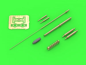 Master AM-32-092 AH-64 Apache - M230 Chain Gun barrel (30mm), Pitot Tubes and tail antenna (resin, PE and turned parts) 1/32 – obrázek 2