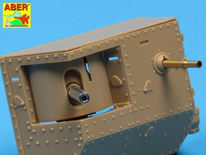 Aber 35L-155 Barrels for British WWI Tank Mark IV – Male 1/35 – Bild 7