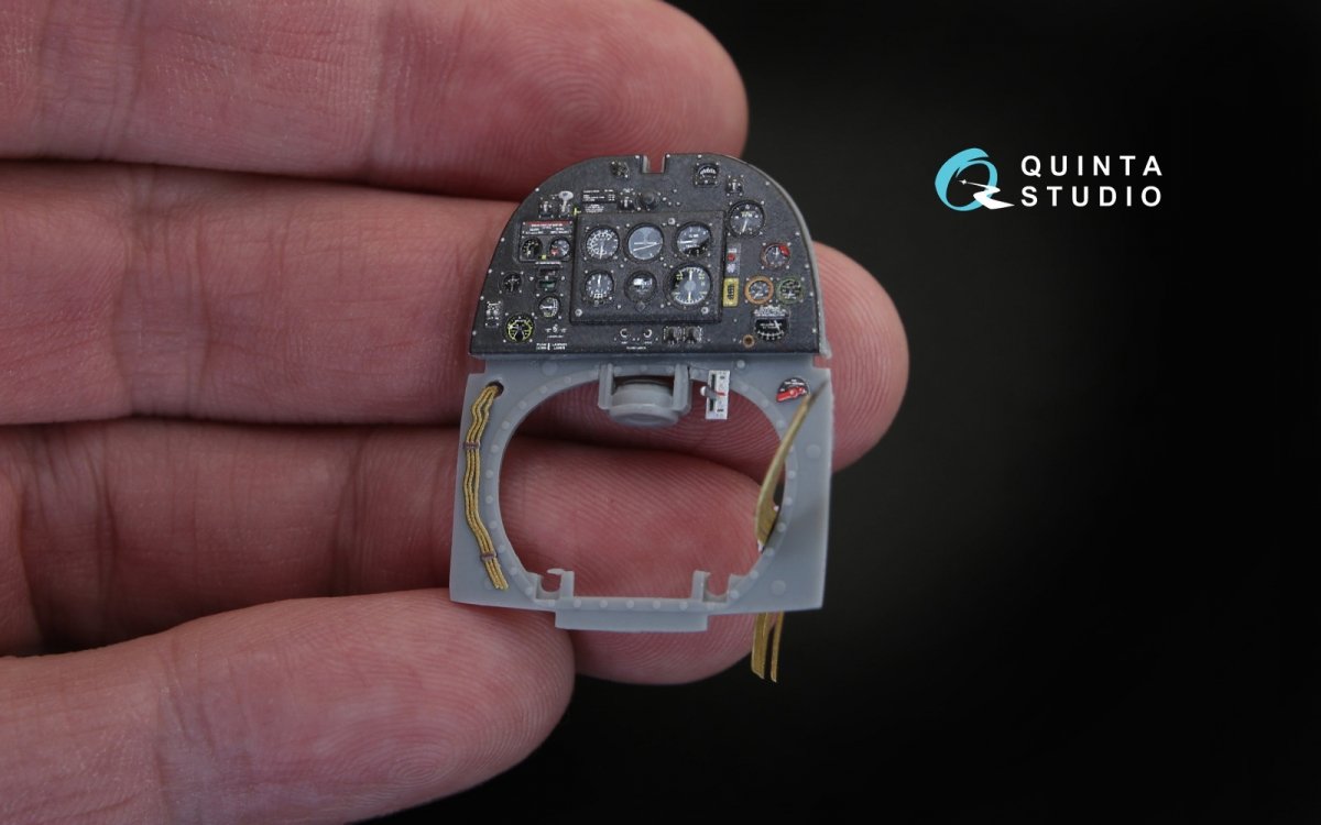 Quinta Studio QD32030 Spitfire Mk.V 3D-Printed &amp;amp; colored Interior on decal paper (for Hobbyboss kit) 1/32 – Bild 5