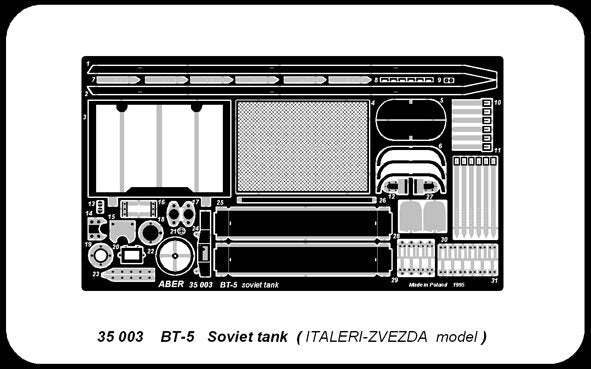 Aber 35003 Soviet tank BT-5 (ITA) 1/35 – image 2
