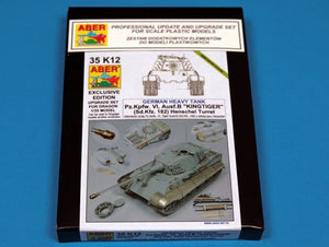 Aber 35K12 Pz.Kpfw. VI, Ausf.B (Sd.Kfz. 182) King Tiger (Henschel Turret) 1/35 – obrázek 14