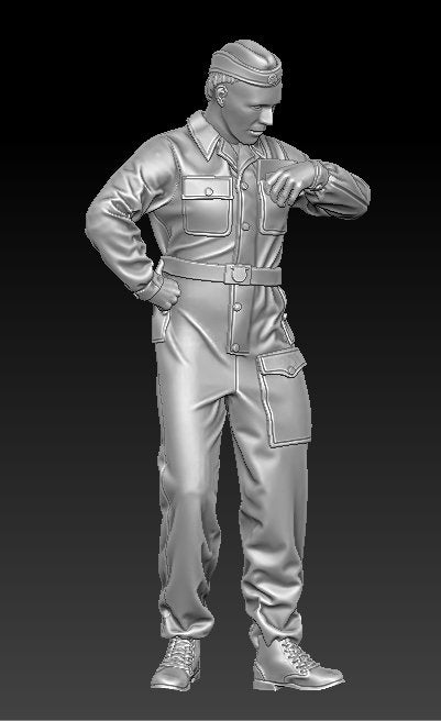 Glowel Miniatures 35008 WSS tank crew in overalls 1/35 – image 4