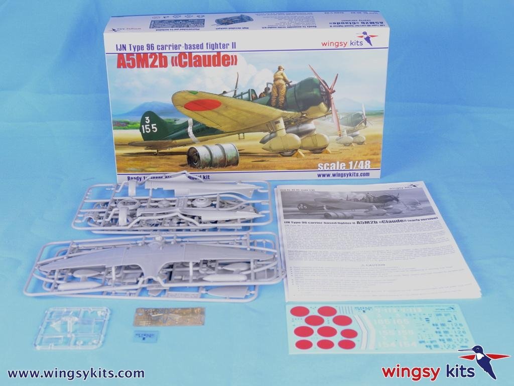 Wingsy Kits D5-03 IJN Type 96 carrier-based fighter II A5M2b “Claude” (early) 1/48 – image 2