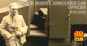 Copper State Models F35-035 French marine armored car officer 1/35