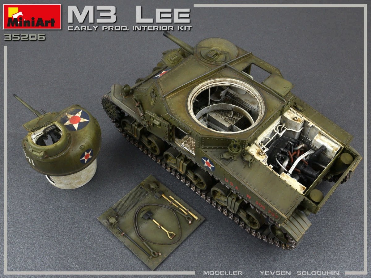 Miniart 35206 M3 Lee early prod. w/interior 1/35 – obrázek 23