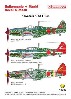 Techmod 48053 - Kawasaki Ki-61 Hien 1/48 – Bild 2