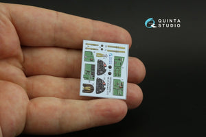 Quinta Studio QD72042 Spitfire Mk.IX 3D-Printed &amp;amp; colored Interior on decal paper (Eduard) 1/72 – immagine 4