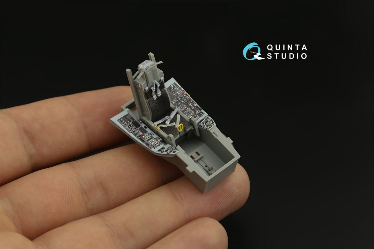 Quinta Studio QD48400 F-16C block 25 3D-Printed &amp;amp; colored Interior on decal paper (Kinetic 2022 tool) 1/48 – image 3