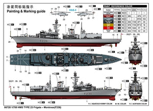 Trumpeter 06720 HMS TYPE 23 Frigate – Montrose (F236) 1/700 – obrázek 2