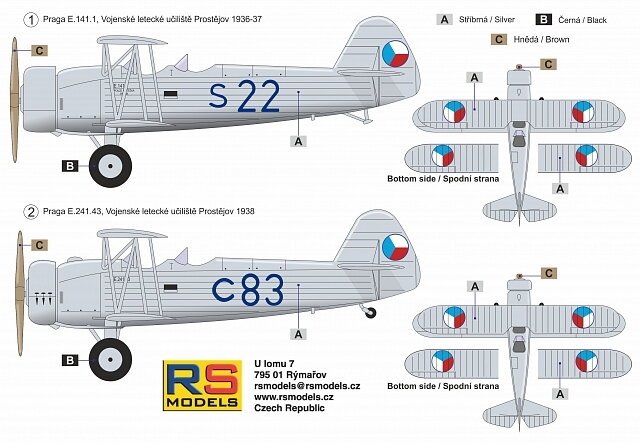 RS Models 94004 Prague E-141 Diesel 1/72 – immagine 2