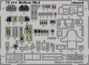 Eduard 73414 Hellcat Mk. I SA 1/72 EDUARD – immagine 2