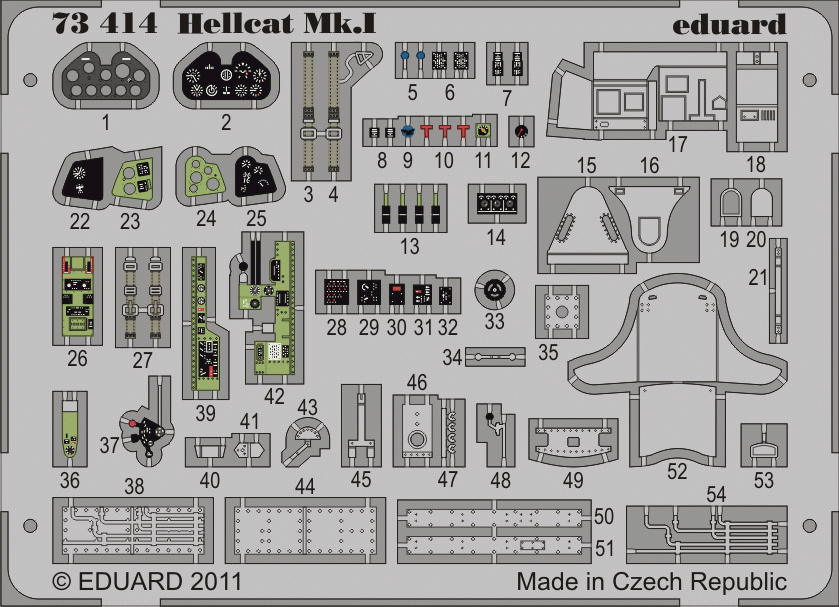 Eduard 73414 Hellcat Mk. I SA 1/72 EDUARD – immagine 2