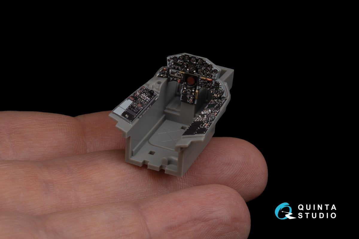 Quinta Studio QD48224 F-104S/ASA-M 3D-Printed &amp;amp; colored Interior on decal paper (Kinetic) 1/48 – imagen 7