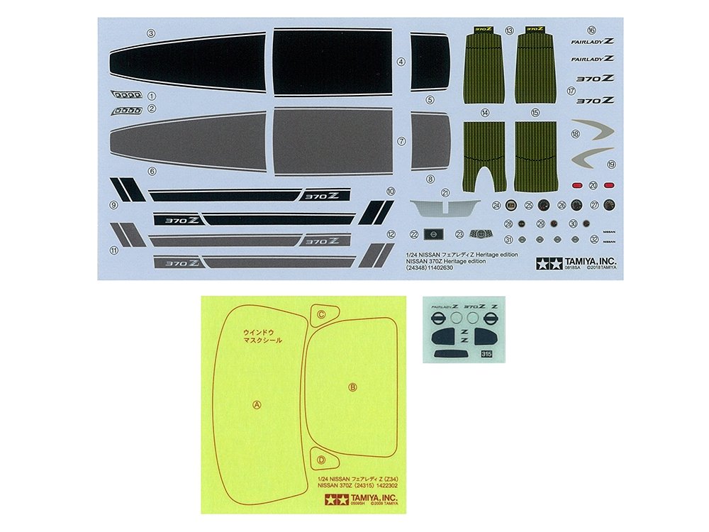 Tamiya 24348 Nissan 370Z Heritage edition 1/24 – zdjęcie 8