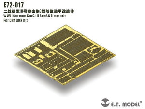 ET Model E72-017 WWII German StuG.III Ausf.G Zimmerit For DRAGON Kit 1/72