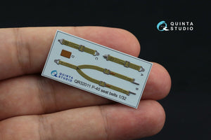 Quinta Studio QD32132 P-40B 3D-Printed &amp;amp; colored Interior on decal paper (GWH) 1/32 – obrázek 4