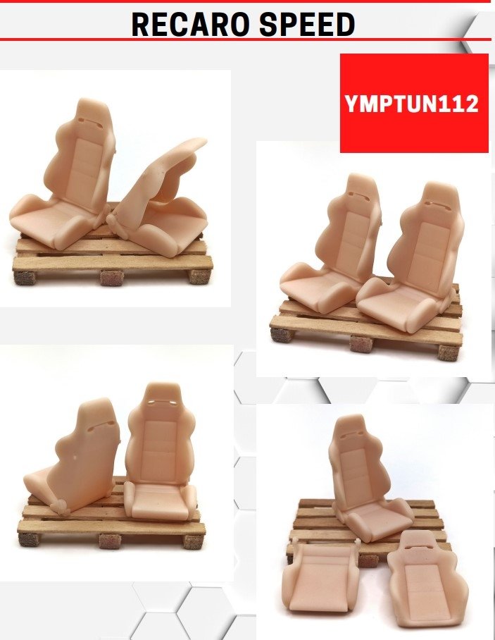 Yamamoto YMPTUN112 Sport Seats - Recaro Speed ​​1/24
