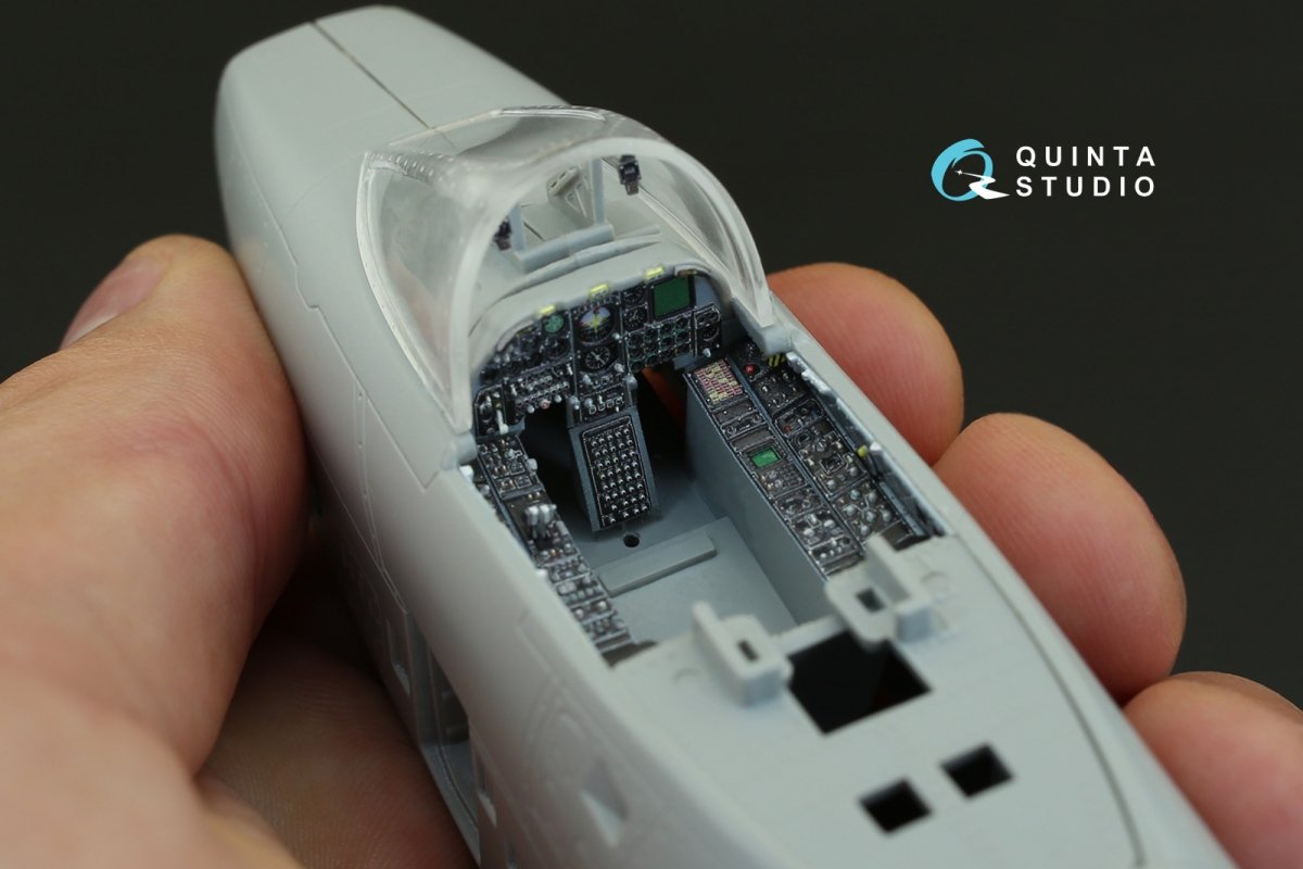 Quinta Studio QD48076 A-10A 3D-Printed &amp;amp; colored Interior on decal paper (for Italeri kit) 1/48 – Bild 3