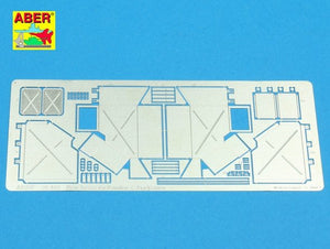 Aber 35A091 Rear boxes for Panther tanks and Jagdpanter self propelled-gun (1/35)