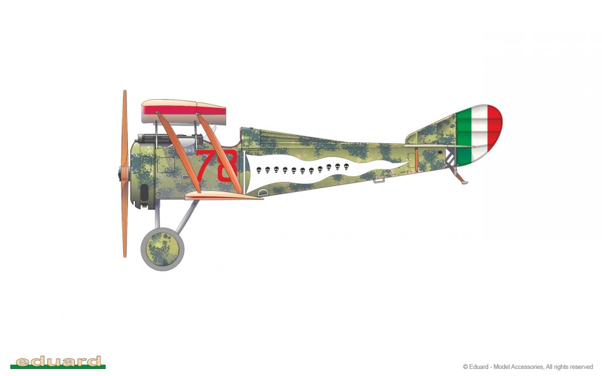 Eduard 11139 IL Magnifico Hanriot HD.I in Italian Service Limited Edition 1/48 – image 5