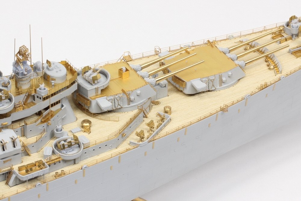 Pontos 37034FB USS BB-63 Missouri 1945 Advanced Detail Up Set for Hobbyboss Kit (Deck Blue 20B stained wooden deck) 1/350 – image 7