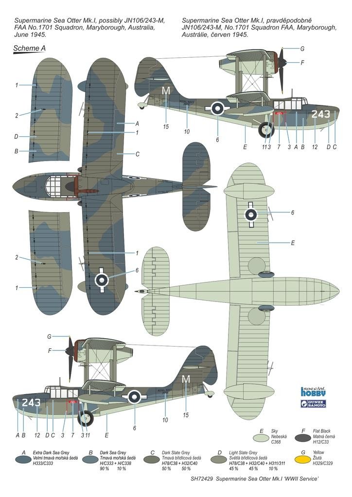 Special Hobby 72429 Supermarine Sea Otter Mk.I &amp;#39;WWII Service&amp;#39; 1/72 – zdjęcie 2