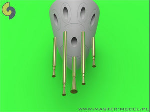 Master AM-72-096 P-38M Lightning - Browning .50 cal MG barrels and 20mm gun tip with flash hider – Bild 3