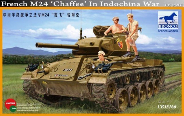 Bronco CB35166 M24 Chaffee français pendant la guerre d'Indochine (1/35)