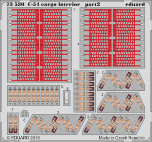 Eduard 73530 C-54 cargo interior 1/72 REVELL – obrázek 2