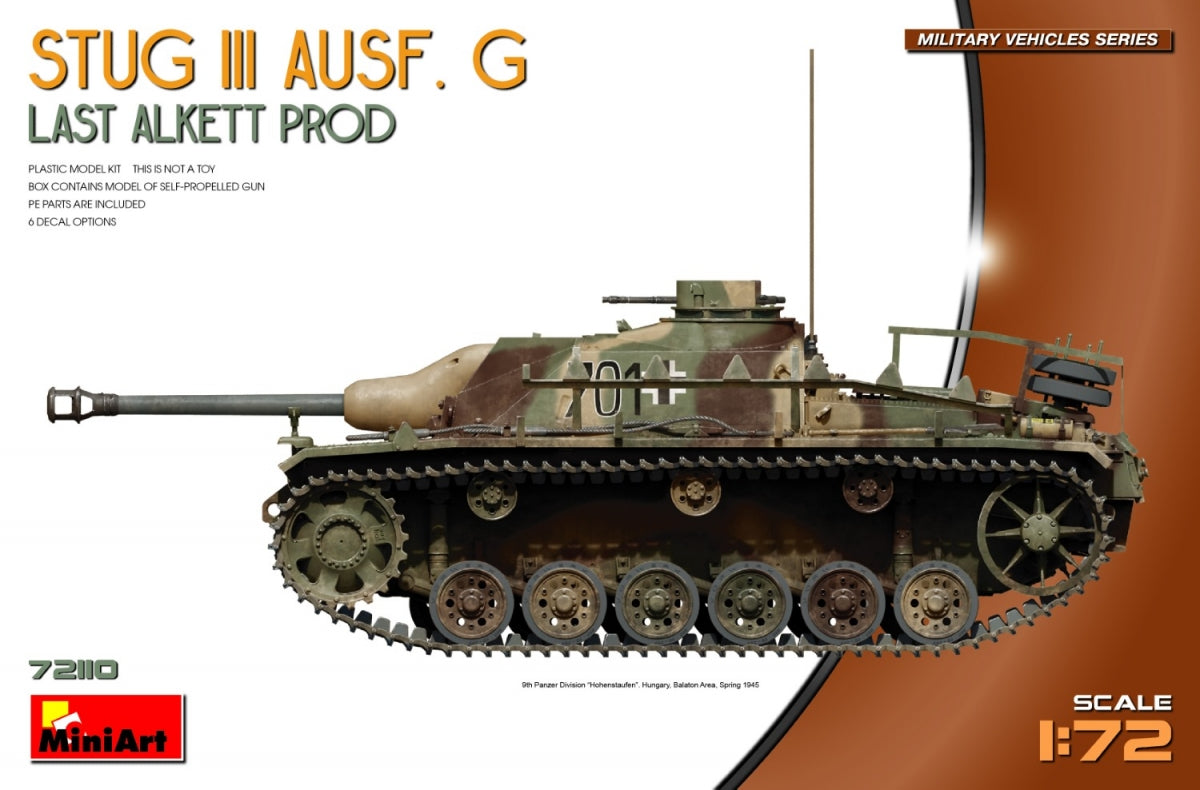 MiniArt 72110 StuG III Ausf. G Dernier Alkett Prod 1/72 