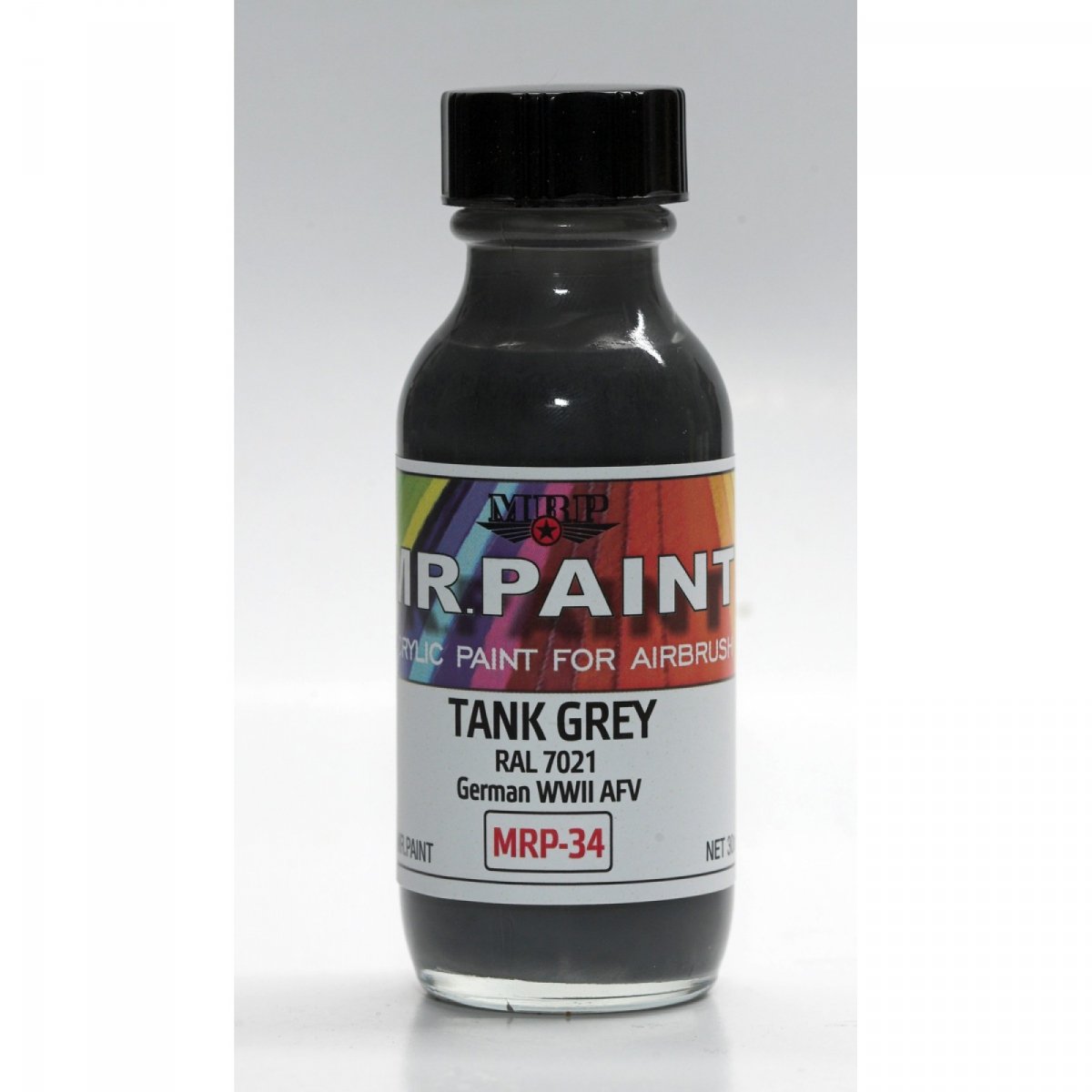 MR. Paint MRP-034 Tank Gray RAL 7021 WWII German AFV 30ml – obrázek 2