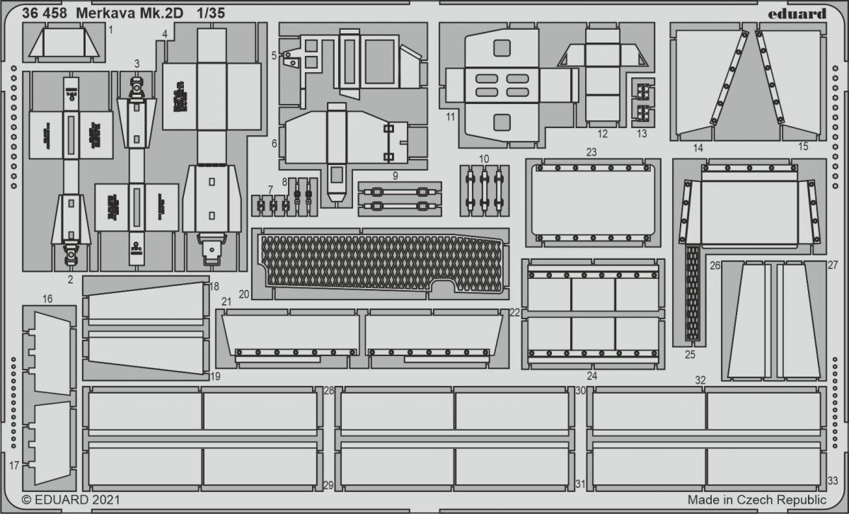 Eduard 36458 Merkava MK.2D for Takom 1/35