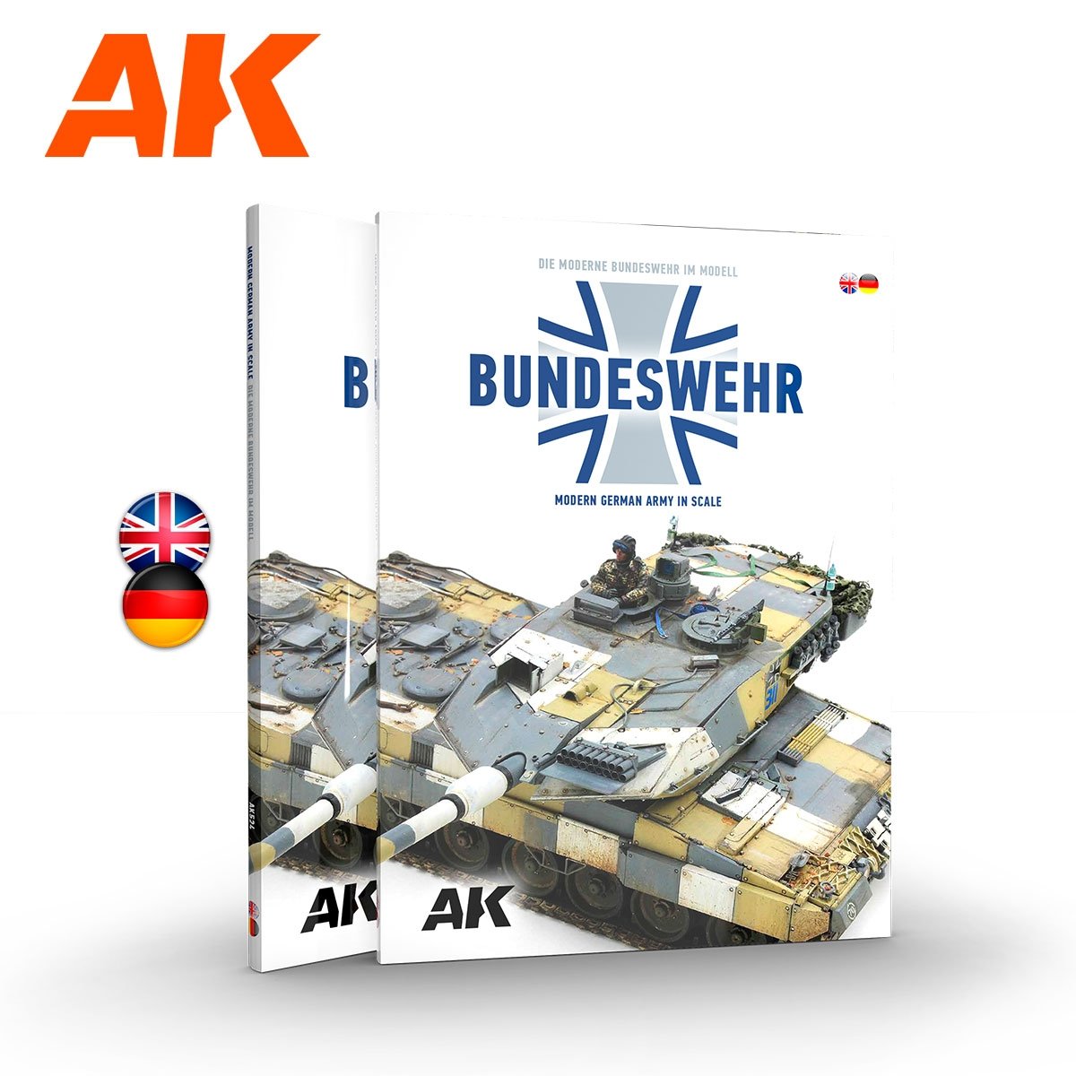 AK Interactive AK524 BUNDESWEHR – ARMÉE ALLEMANDE MODERNE À L'ÉCHELLE EN/DE