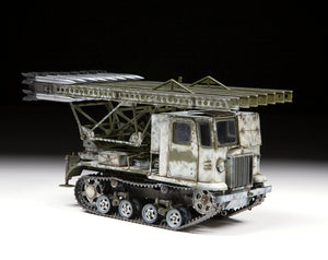 Zvezda 3700 Soviet artillery tractor with BM-13 Katyusha STZ-5 1/35 – image 2