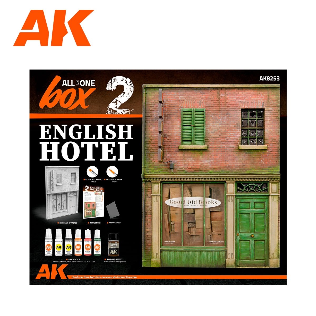 AK Interactive AK8253 ALL IN ONE SET -BOX 2 – ENGLISH HOTEL