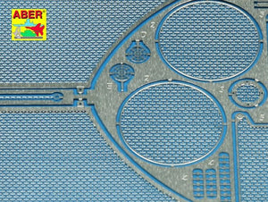 Aber 35G12 Grilles for german tank Sd.Kfz. 182 King Tiger (Porsche Turret) 1/35 – image 3