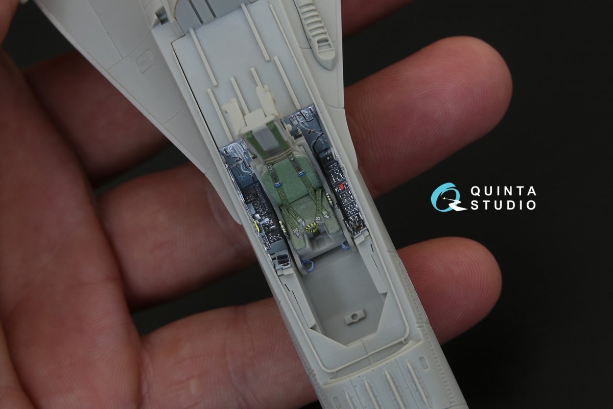 Quinta Studio QD48146 F-CK-1С 3D-Printed &amp;amp; colored Interior on decal paper (for AFV club kit) 1/48 – image 7
