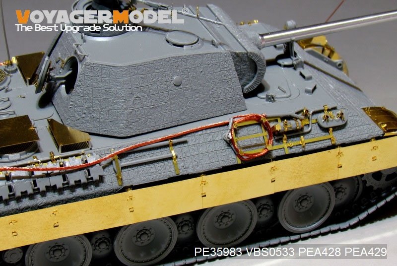 Voyager Model PE35983 WWII German Panther D Tank Late version Basic For TAKOM 2104 1/35 – immagine 16
