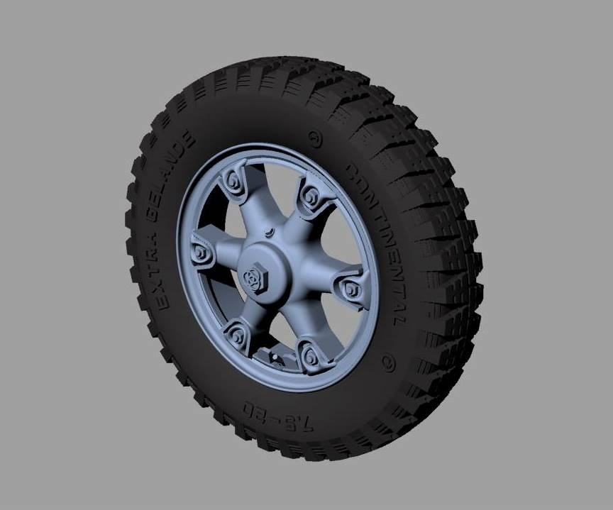 Panzer Art RE35-451 Krupp L3H163 road wheels (Gelande pattern) 1/35 – image 3