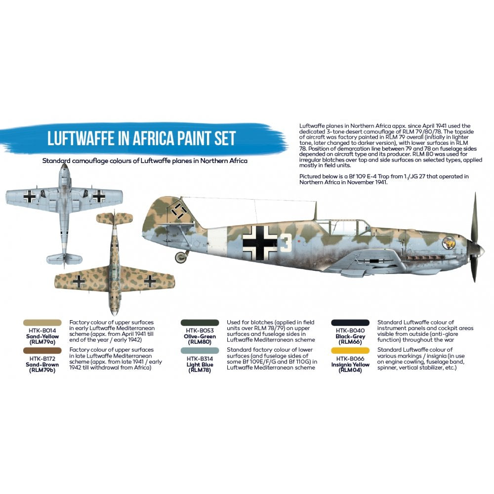 Hataka HTK-BS06.2 Luftwaffe in Africa paint set (6x17ml) – image 3